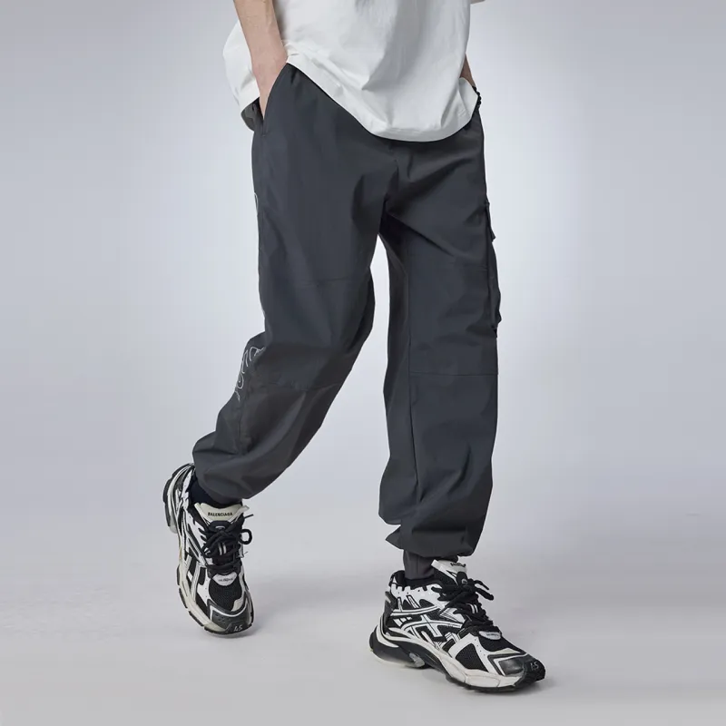 Guuka Cargo Pants Men Dark Gray-5