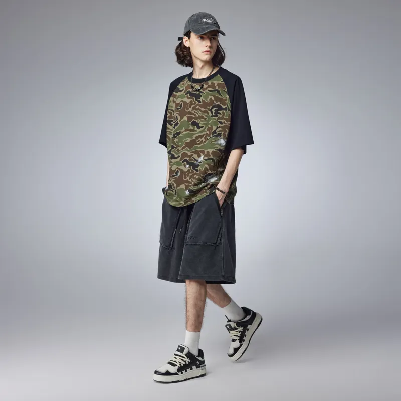 Guuka Short Casual Pants Men's Black-4
