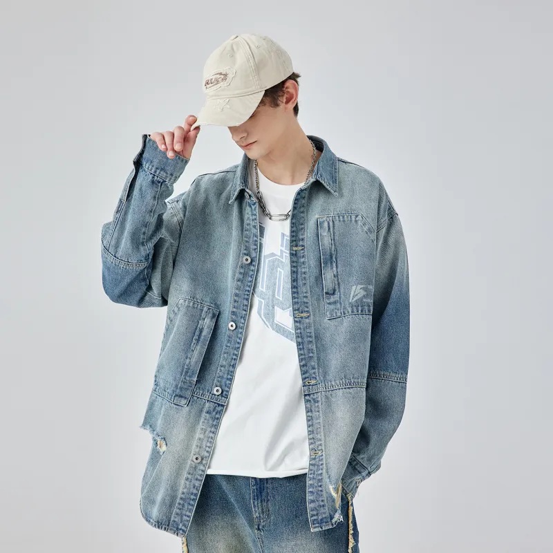 Guuka Shirts Men Blue-7