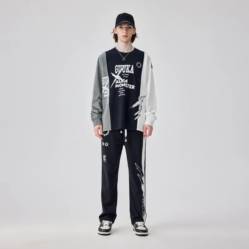 Guuka Casual Pants Men Black-2