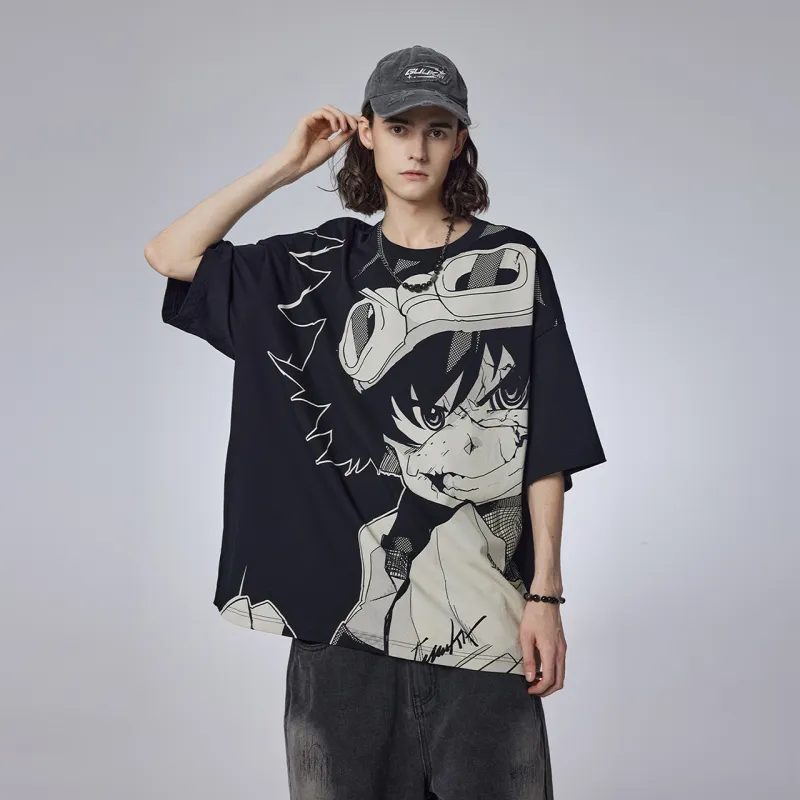Guuka Short Sleeved T Shirts Unisex Black-7