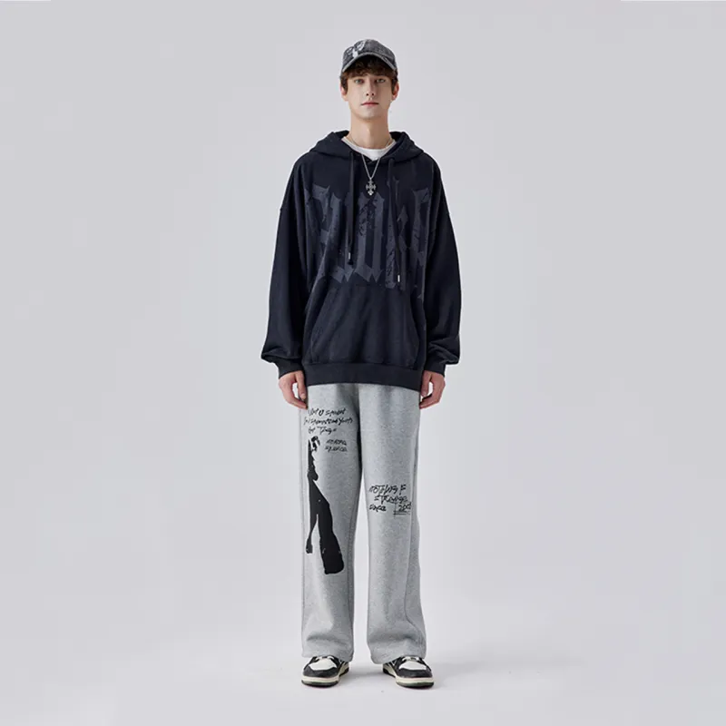 Guuka Casual Pants Men Heather Gray-2