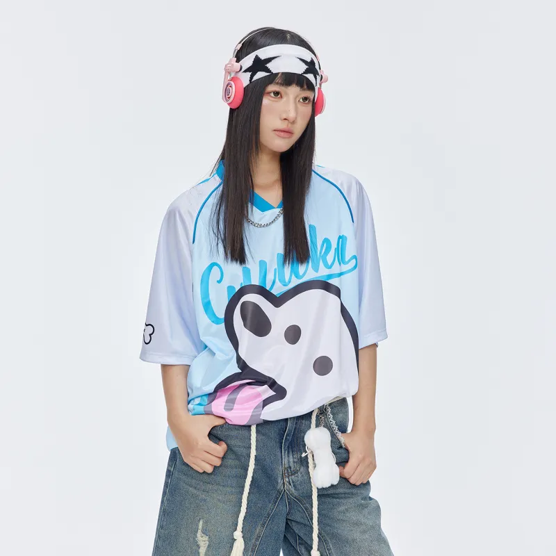 Guuka x Matsui T Shirt Unisex Ice Blue-6