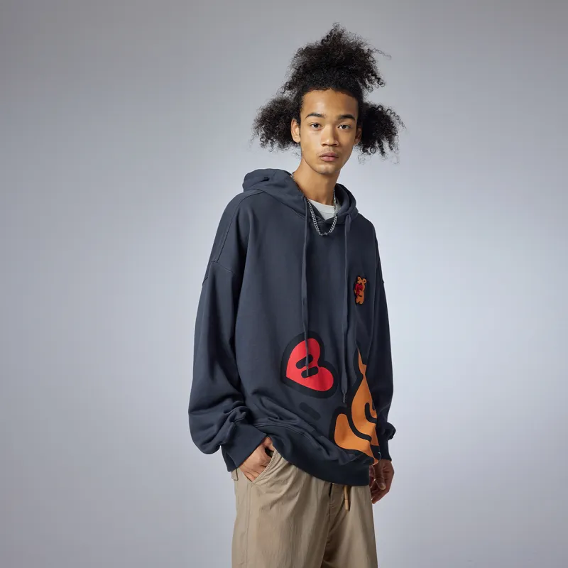 Guuka Bear Embroidered Hoodie Unisex-21