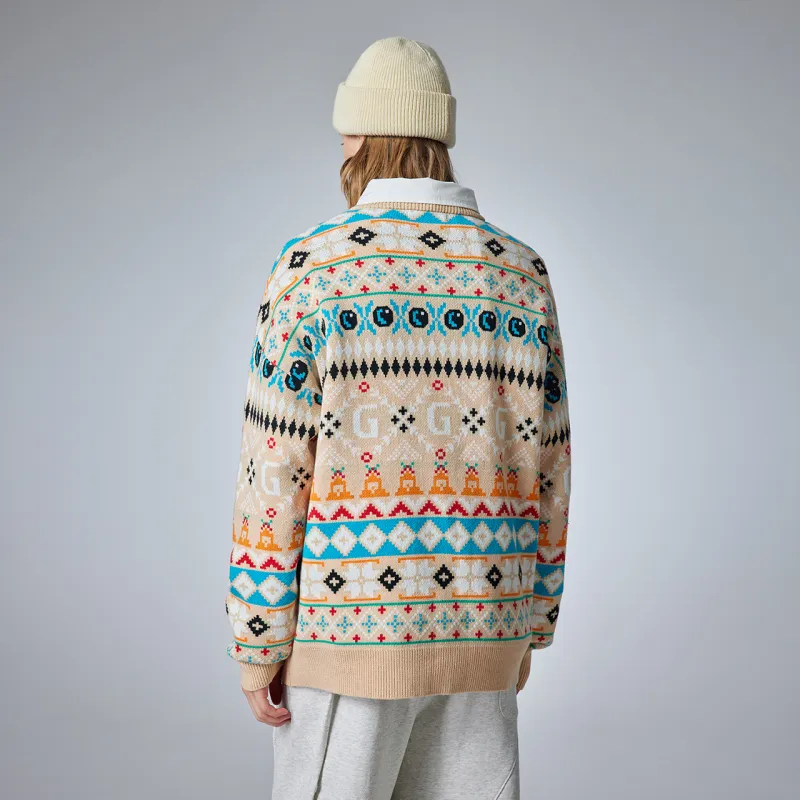Guuka Sweaters Unisex Apricot-2