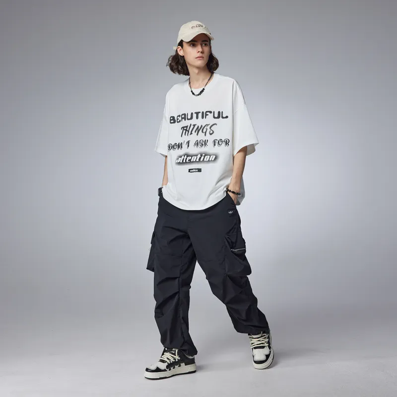 Guuka Cargo Pants Men Black-3