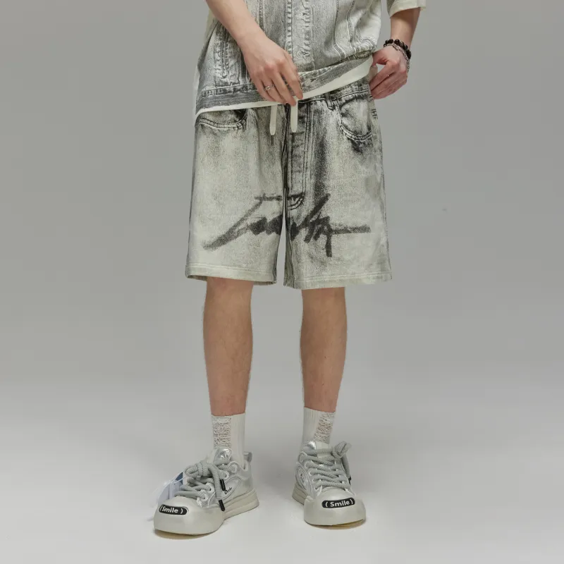 Guuka Short Casual Pants Men's Black-4