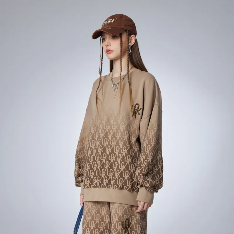 Guuka Sweatshirt Unisex Dark Coffee-7