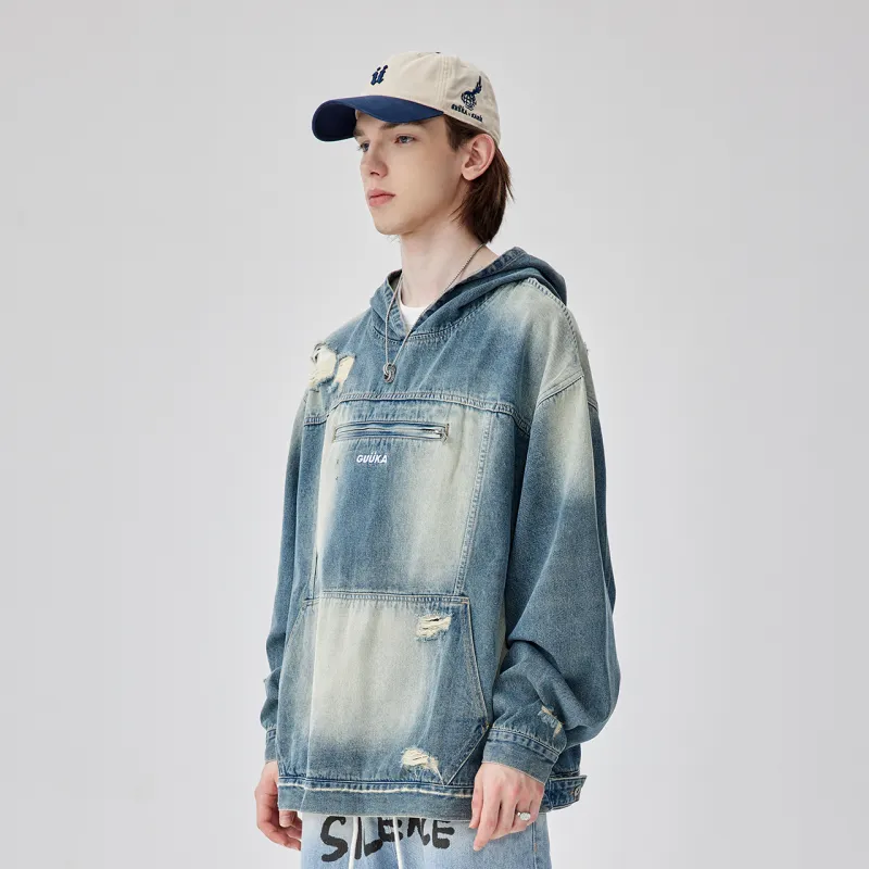 Guuka Jackets Men Blue-4