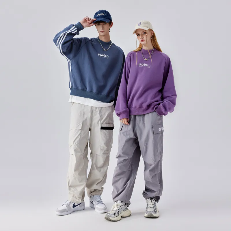 Guuka Sweatshirts Unisex Dusty Purple-5