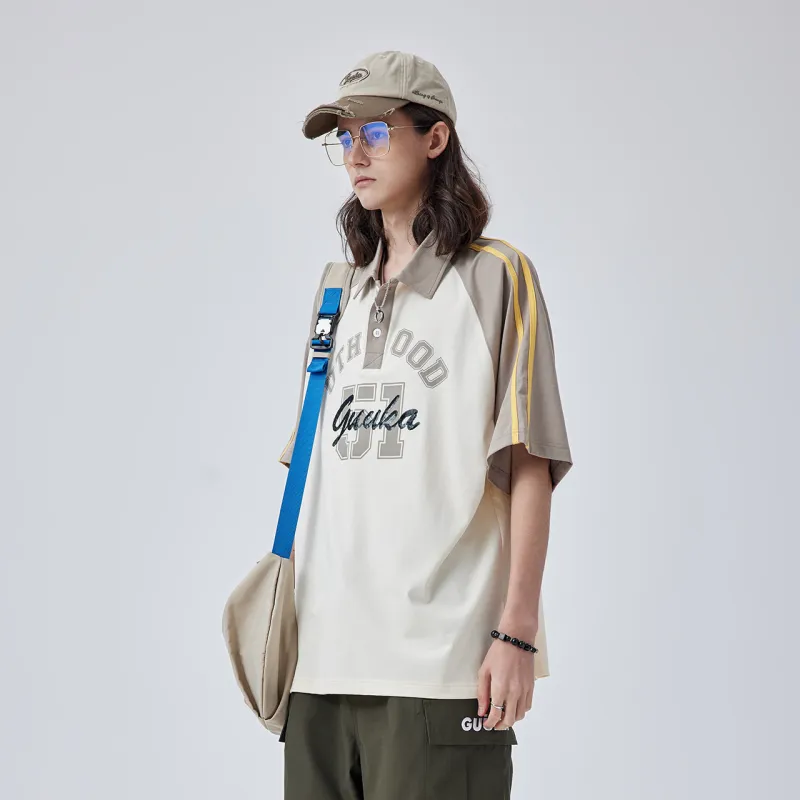 Guuka Polo Shirts Men Beige Yellow-6