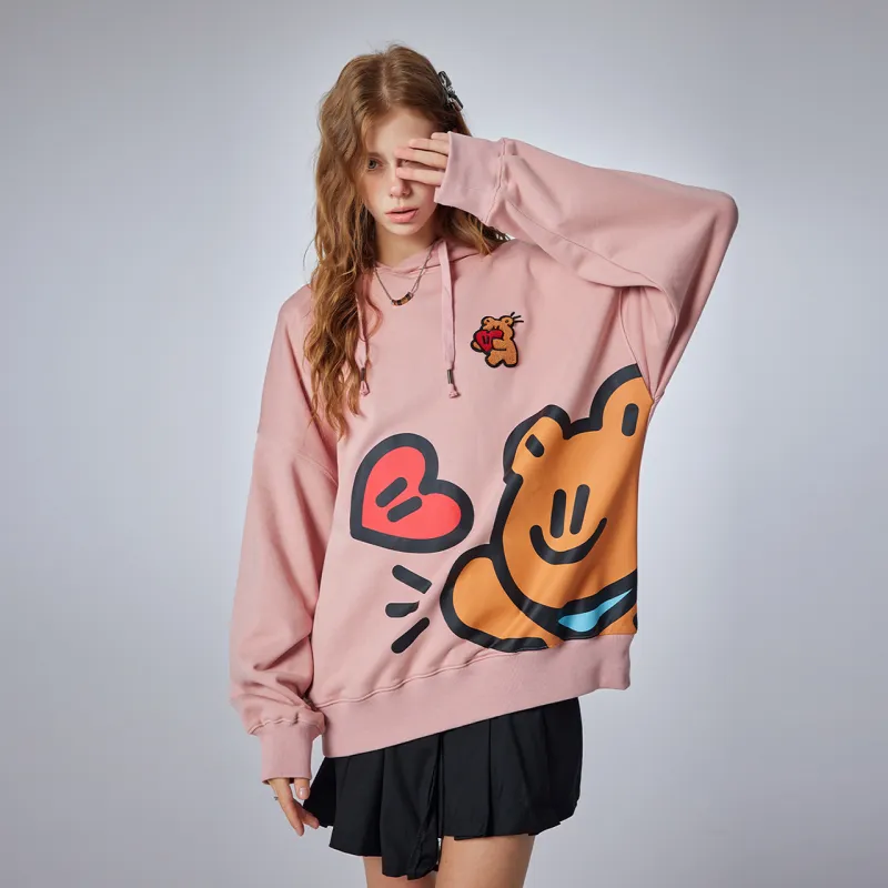 Guuka Bear Embroidered Hoodie Unisex-30