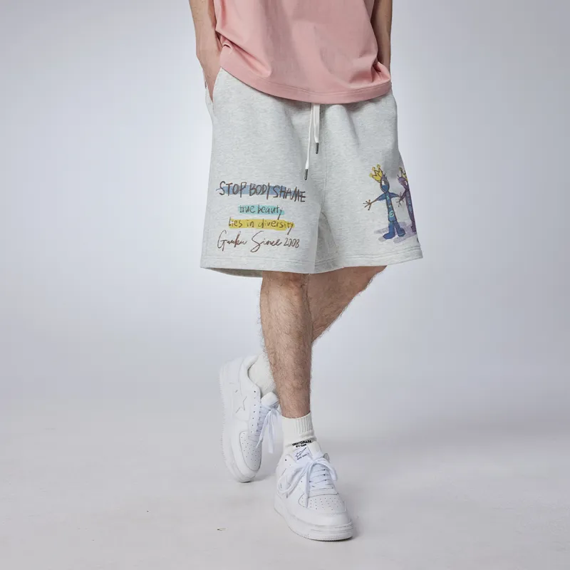 Guuka Shorts Men's Light Heather Gray-4