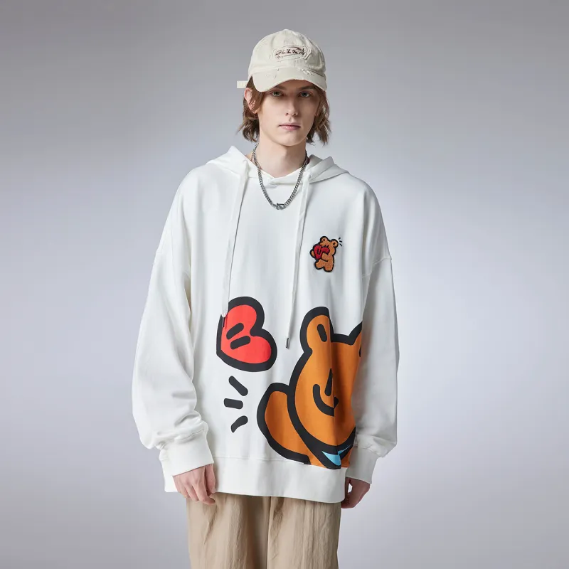 Guuka Bear Embroidered Hoodie Unisex-14