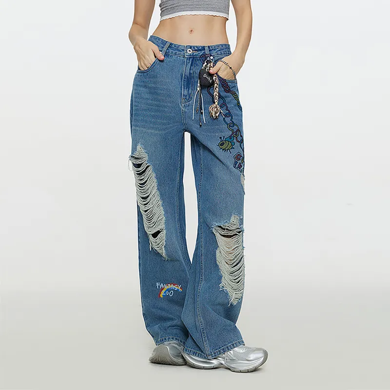 Guuka Jeans Unisex Blue-4