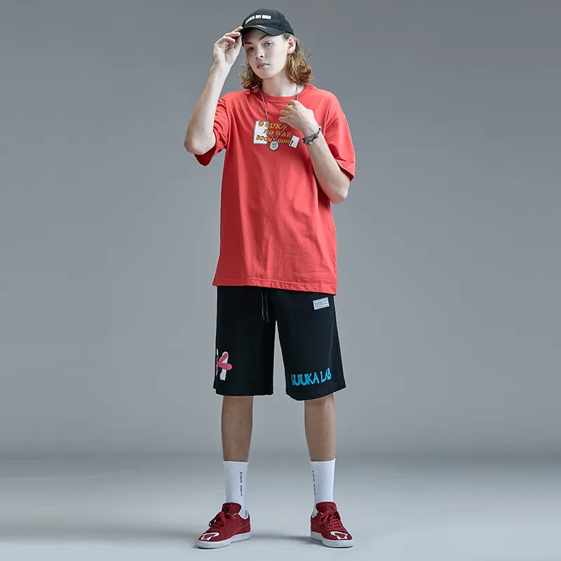 Guuka Basketball Shorts Men Black-4