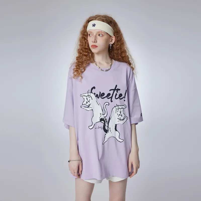Guuka Short Sleeved T Shirts Unisex Dark Purple-6