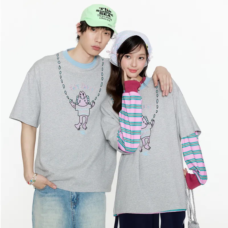 Guuka T Shirt Unisex Heather Gray-2