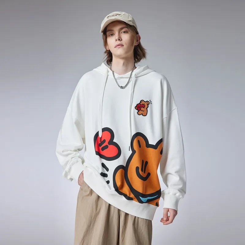 Guuka Bear Embroidered Hoodie Unisex-13