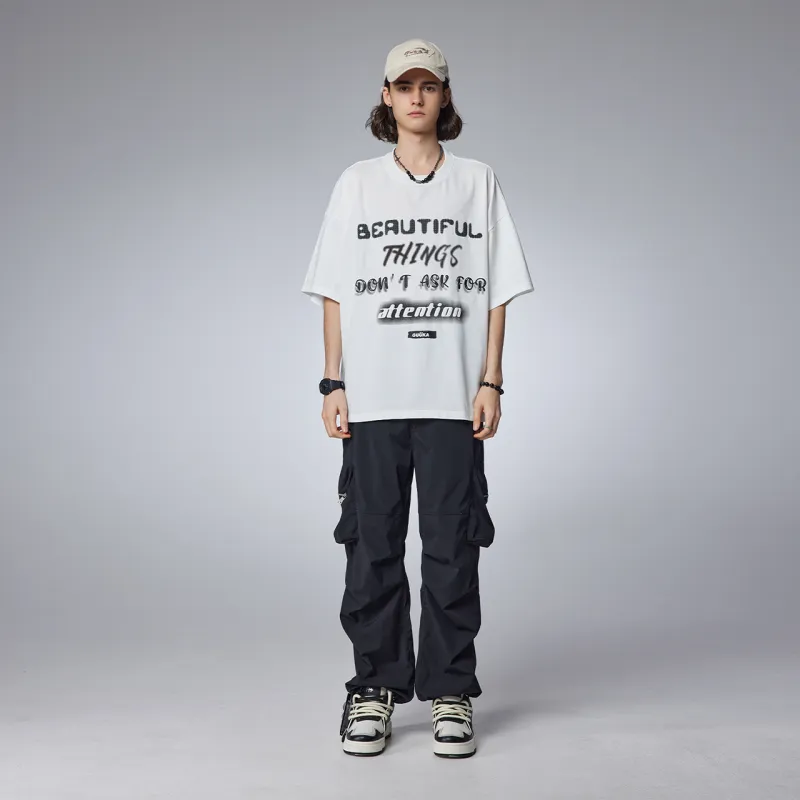 Guuka Cargo Pants Men Black-2