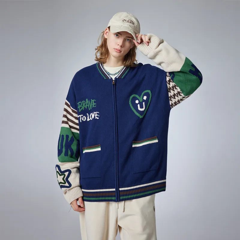Guuka Sweaters Men Royal Blue-2