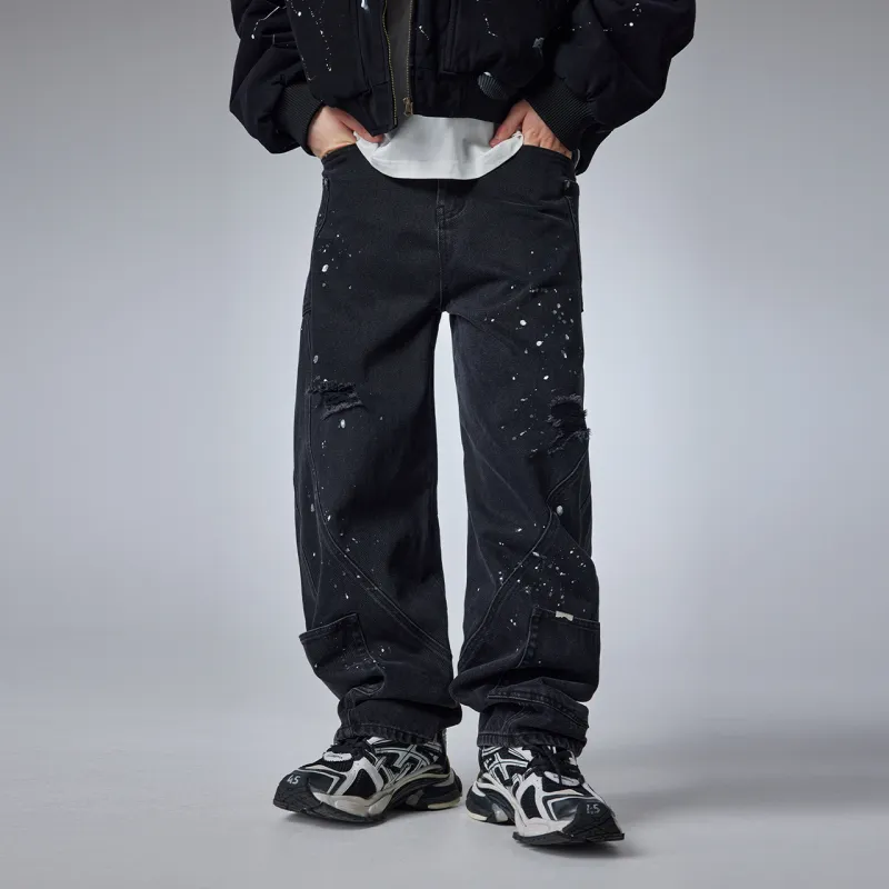 Guuka Jeans Men Black-4