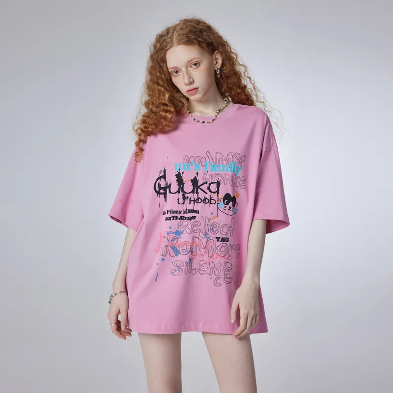 Guuka Short Sleeved T Shirts Unisex Black-23