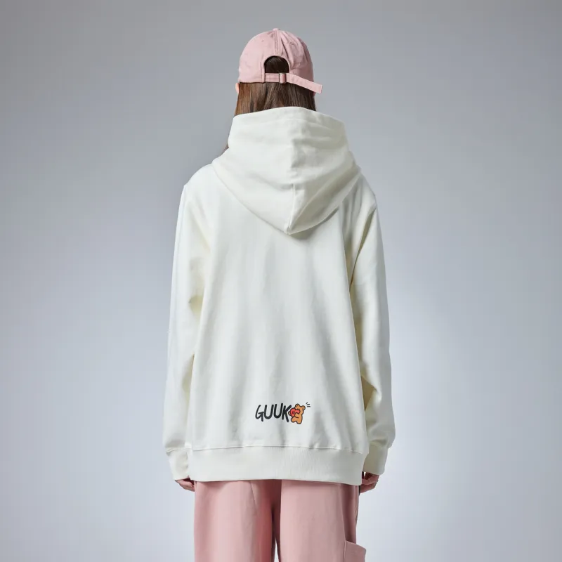 Guuka x AGAHO Sweatshirt Unisex Floral Apricot-7