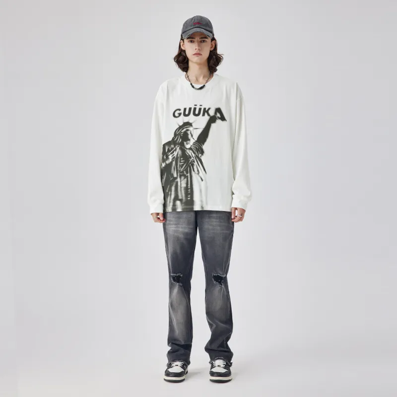 Guuka T Shirts Unisex White-2