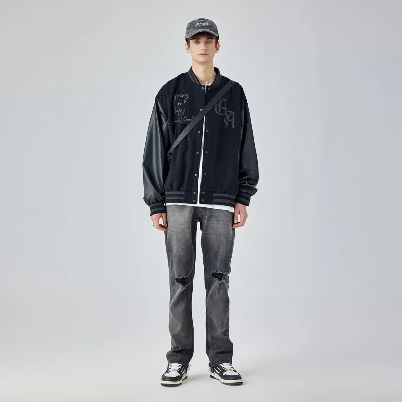 Guuka Baseball Jerseys Unisex Black-2