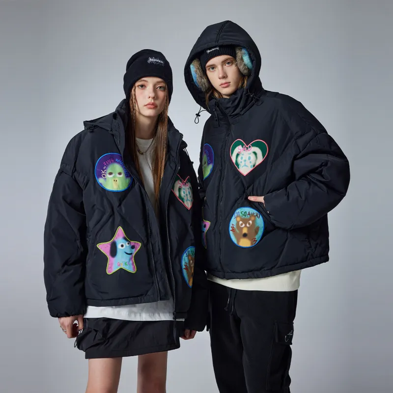 Guuka Down Jackets Unisex Black-2