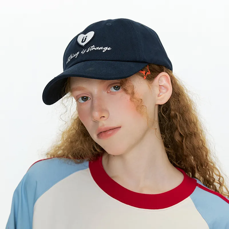 Guuka Cotton Baseball Caps Unisex Navy Blue-5