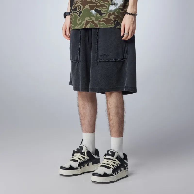 Guuka Short Casual Pants Men's Black-3
