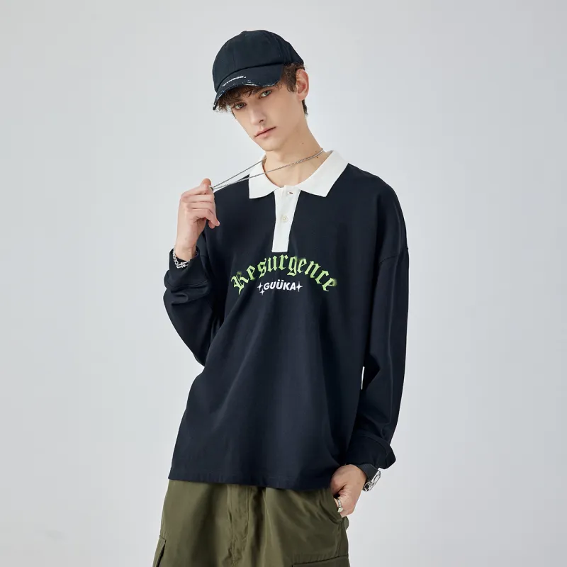 Guuka Polo Shirts Men Black-4