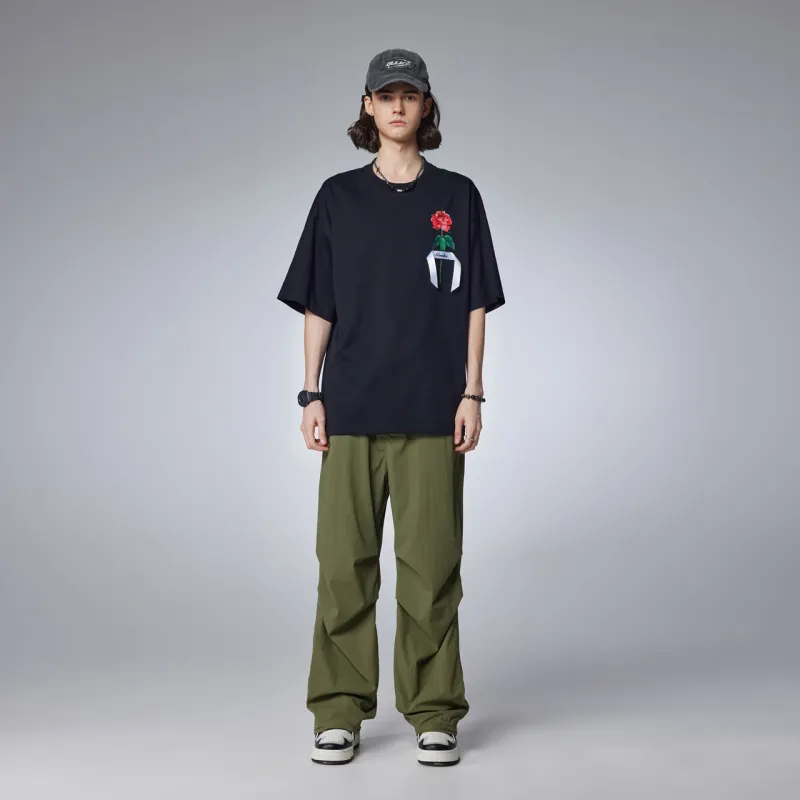 Guuka Cargo Pants Unisex Light Khaki-18