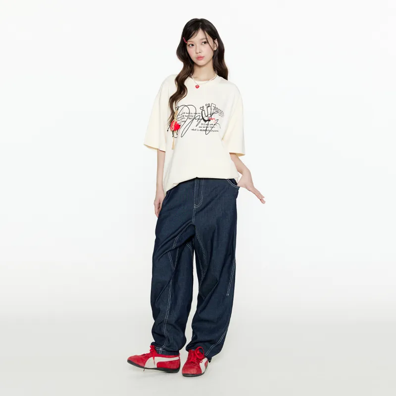 Guuka Jeans Unisex Dark Blue-3