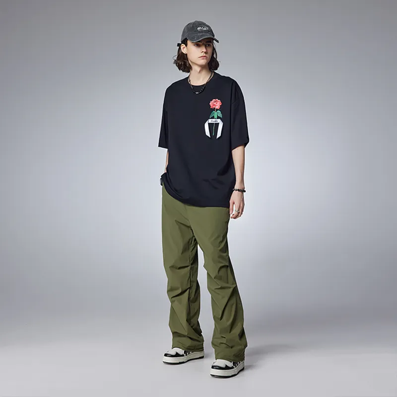 Guuka Short Sleeved T Shirts Unisex Cream White-11