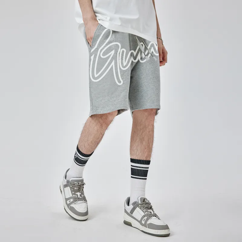 Guuka Basketball Shorts Men Gray-4