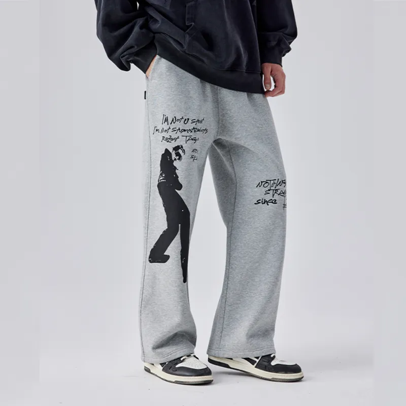 Guuka Casual Pants Men Heather Gray-6