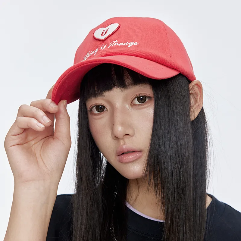 Guuka Cotton Baseball Caps Unisex Red-6