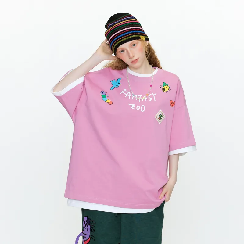Guuka T Shirt Unisex Smoke Pink Orchid-2