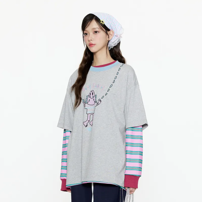 Guuka T Shirt Unisex Heather Gray-5