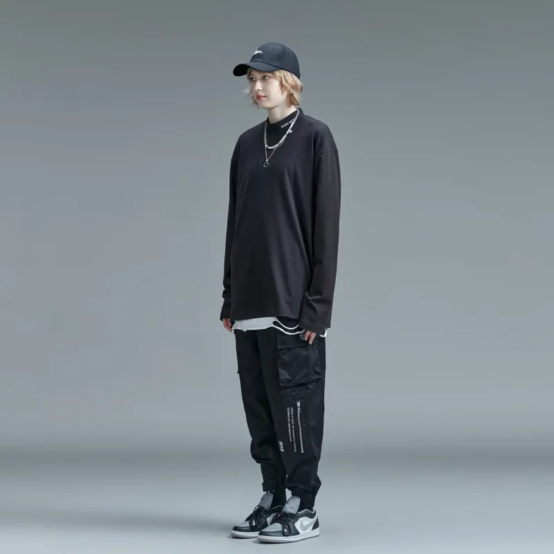 Guuka Long Sleeved T Shirt Men's Black-2