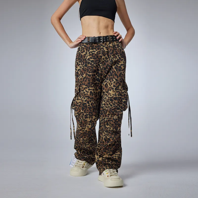 Guuka Casual Pants Unisex Coffee-3