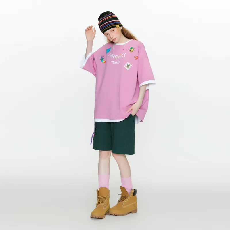 Guuka T Shirt Unisex Smoke Pink Orchid-6