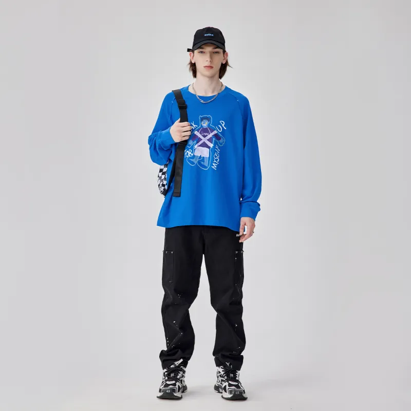 Guuka T Shirts Men Sapphire Blue-3