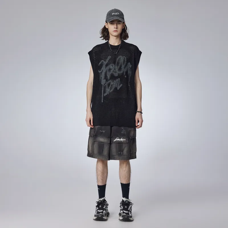 Guuka Tank Tops Men Black-2