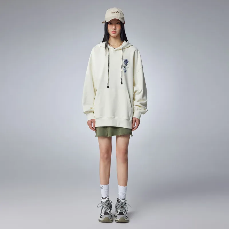 Guuka Heavyweight Hoodie Men's Cotton Unisex White-4