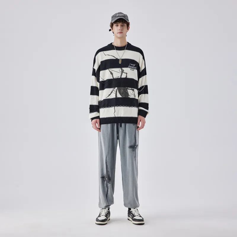 Guuka Knitted Sweatpants Men Concrete Gray-2