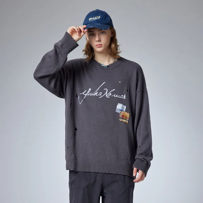 Guuka Sweaters Unisex Dark Gray-2